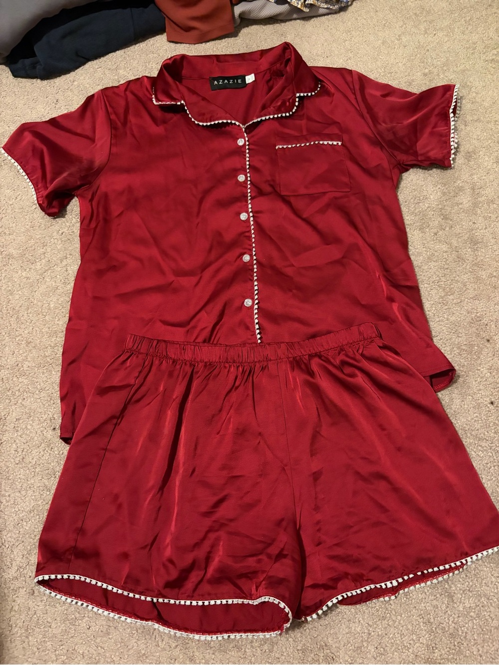🐢 AZAZIE - Red Medium PJ Set